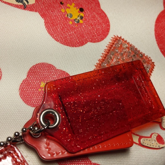 RARE Coach Poppy Cherry Chan Tote Bag - Picture 6 of 15